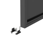 ZUN 36 in. x 84 in. Glass Sliding Barn Door with 6FT Barn Door Hardware Kit & Soft Close 36675973