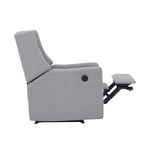 ZUN Pronto Power Recliner Oyster Gray Fabric B02257239