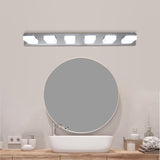 ZUN (Same as W1340110610/L2016) Modern 6-Light Chrome LED Vanity Mirror Light Fixture For Bathrooms And W1340P206831