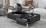 ZUN Multi-functional Coffee Table Lifted Tabletop, Contemporary Cocktail Table 45119660