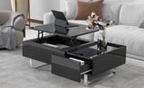 ZUN Multi-functional Coffee Table Lifted Tabletop, Contemporary Cocktail Table 45119660