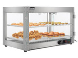 110.00V 800.00W Two Layers Stainless Steel Color Stainless Steel/Tempered Glass Warming Cabinet 18671934