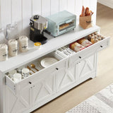 61 inch TV cabinet for living room, multifunctional combination TV large capacity storage W1162P205096