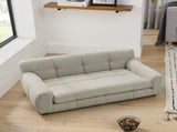 Soft and comfortable pet sofa with backrest and armrests, suitable modern rectangular pet sofas W487P266088