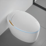 ZUN Unique Smart Toilet with Bidet Built In, Intelligent One Piece Toilet For Modern Bathroom, Auto W2826P230233