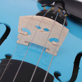 4/4 Acoustic Violin Case Bow Rosin Sky Blue 32162284