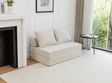 Foldable Sofa Bed Sleeper Lounge Chair with Pillow Floor Mattress Floor Couch with Backrest for W1170P314885