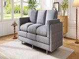 Modern 3-seater Sofa 79.5" Sofa Couch Upholstered Sofa with Dual-layer Seat Cushions for Living N763P351754R