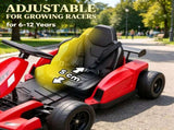 Red 24V Electric Go Kart Dual 150W Motors, Adjustable Seat, 11.2MPH High Speed, Slow Start, 33546426