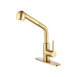 Utility Sink Faucets Single-Handle Pull-Out Laundry Faucet with Dual Spray Function in Stainless W928110189