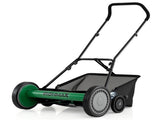 18-Inch 5-Blade Push Reel Lawn Mower with Grass Catcher, Manual Walk-Behind Mower with 4-Level 72753871