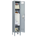 ZUN 1 Door 66"H Metal Lockers With Lock for Employees,Storage Locker Cabinet for Home Gym Office School 46808843