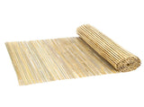 6 ft x 13 ft Natural Bamboo Privacy Screen, Eco-Friendly Decorative Slat Fence for Garden & Patio 44007088