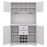 ZUN Coffee Bar Cabinet Kitchen Cabinet with Storage, Farmhouse Wine Cabinet with Drawers shelves and 42301581