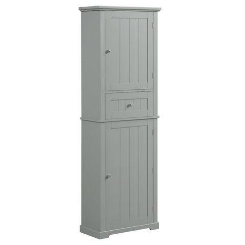 ZUN Tall Bathroom Storage Cabinet, Freestanding Storage Cabinet with Drawer and Adjustable Shelf, MDF 15116990