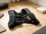 16 lbs Weighted Vest for Men & Women, Adjustable Fitness Vest with Reflective Stripes for Running & 97421215
