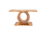 Artisan Crafted Mirrored Accent Table, High Quality Build For Every Interior Scene W3836P538650