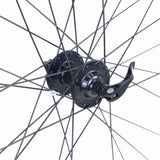ZUN Double Wall Alloy Wheelset 32H Disc Brake MTB Wheelset, Quick Release Front Rear Wheels W1019P146323