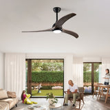 (Same SKU W1592P176977 ) 52" Ceiling Fan, Indoor Outdoor Ceiling Fan With Light with Remote Control, W1592P268338