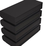 8 Drawer Dresser for Bedroom, Black Dresser No Handle, Modern 8 Chest of Drawers with Wide Storage W757P235733