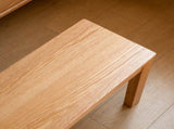 (1M) Natural Oak Wood for Dining Bench Table Bench for Living Room W1283P434271