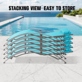 Pool Lounge Chairs Set of 2-Lake Blue W1859P321484