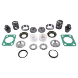 Front Axle King Pin Rebuild Kit Fit for Chevy GMC K3500 Bearing Bushing Spring Seal 02442257
