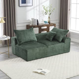 UNITED WE WIN Memory Foam 2-Seater Couch, No Installation & Easy to Transport, Deep Seat Modern Sofa W1568P222614