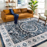 Area Rug 8x10 Vintage Bohemia Large Persian Non-slip Washable Rug For Room Kitchen Bedroom W2907P265137