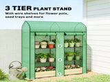 Garden Bed with Mini Greenhouse 73990921