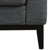 Mirod Comfy 3-seat Sofa with Wooden Legs, Modern for Living Room and Study N760P243326R