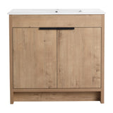 36" Freestanding Bathroom Vanity & 2 Soft-Close Cabinet Doors ,Only Vanity without W999113510
