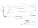 New Haven 2-Drawer 3-Shelf TV Stand Dark Walnut B06280178