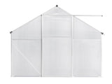 6x8 Hybrid Polycarbonate Greenhouse Silver 36140832