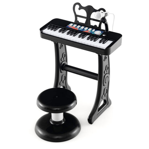 ZUN Kids Piano, Keyboard 37-Key Kids Toy Keyboard Piano with Microphone 79696462