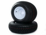 Two tire 20.5x8.0-10-5LUG 10PR QM825 White RIM 10674511
