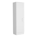 Lilo Storage Cabinet, Broom Hangers, Internal Shelves -White B20092127