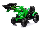 ZUN Kids Ride on Excavator, 12V Battery Powered Construction Vehicles for Kids, Front Loader with Horn, W1629P149050