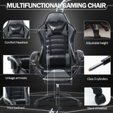 Game Chair, Adult Electronic Gaming Chair, Ergonomically Designed, PU Leather, Lounge Chair with 02055154