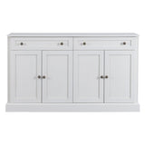 ZUN Kitchen Sideboard Storage Buffet Cabinet with 2 Drawers & 4 Doors Adjustable Shelves for Dining 79307233