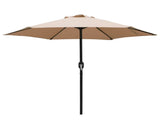 7.5ft Patio Umbrella with Crank Handle, Outdoor Market Umbrella with 6 Sturdy Umbrella Ribs 36712071