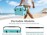 25QT Portable Cooler, Insulated Hard Cooler with Bottle Opener, Cup Holder, Forming Ruler, 5-7 Day 90262979