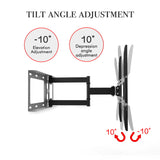 ZUN 32-60 Inch Single Pendulum Large Base TV Stand Tmdd-102 Bearing 35Kg/Vese400*400/Upper And Lower-10~ 24279311