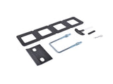 Adjustable Trailer Hitch Fits 2.5" Receiver 6" Drop/Rise 18500LBS 1-7/8", 2", 2-5/16" Tri-Balls 48160543