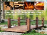 Wooden Garden Bridge Arc Footbridge 24972859