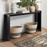60'' Thick Top Entryway Table, Curved Legs, Support The Installation Of Inward-facing Or W1445P225047