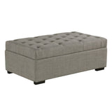 Folding Sofa Bed, 49.6" Ottoman with a Folding Sofa Bed, Convertible Ottoman Sleeper with Memory N719P268068E