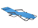 Folding Chaise Lounge Chair for Outdoor, 2-in-1 Portable Tanning Chair with 63716847