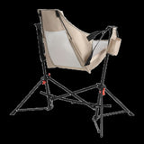 Hammock Camping Chair, Folding Portable Rocking Chair, Aluminum Alloy Adjustable Back Swinging Chair 52884524