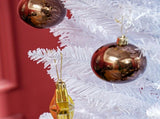 8' Artificial Pencil Christmas Tree, Slim Xmas Tree with 618 Realistic Branch Tips and Plastic 25467664